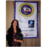 07 Diane Sabba with Award & Gov Council Jacket.JPG